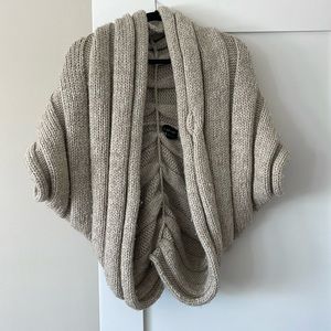 Lanvin 2009- Wool Shrug/Cardigan  One Size Color-Oatmeal